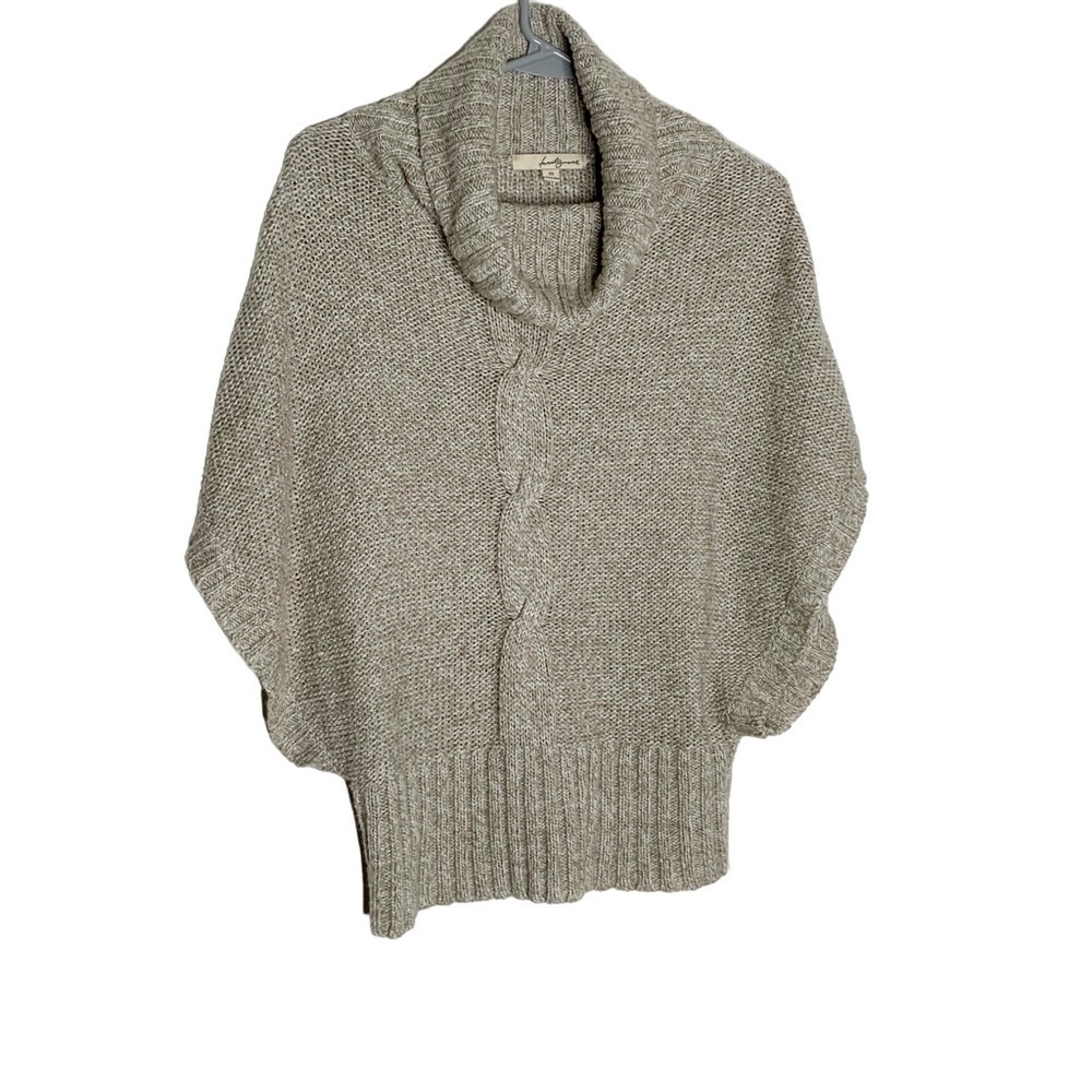 Twenty one tan poncho style turtleneck sweater. Size M